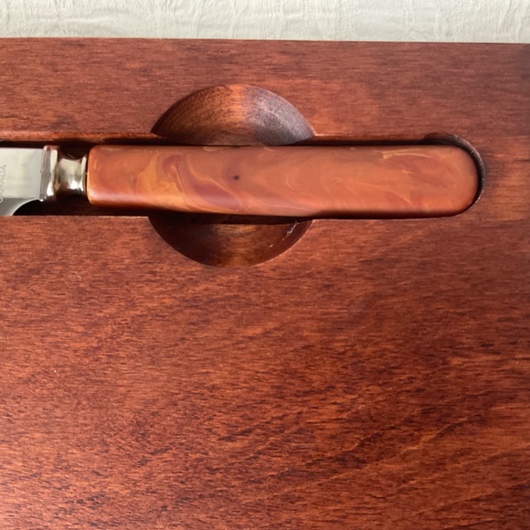Baribocraft Canada Vintage Cheeseboard w/ cheese knife Made in 🇨🇦 - Picture 8 of 14